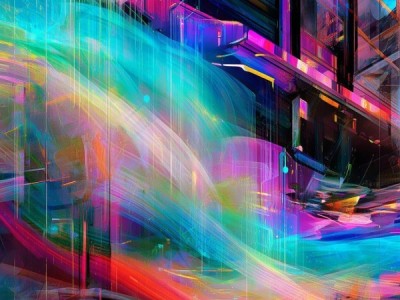 科技与抽象艺术，探索与创新的交响曲